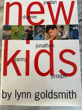 New Kids by Lynn Goldsmith - White & Red Cover